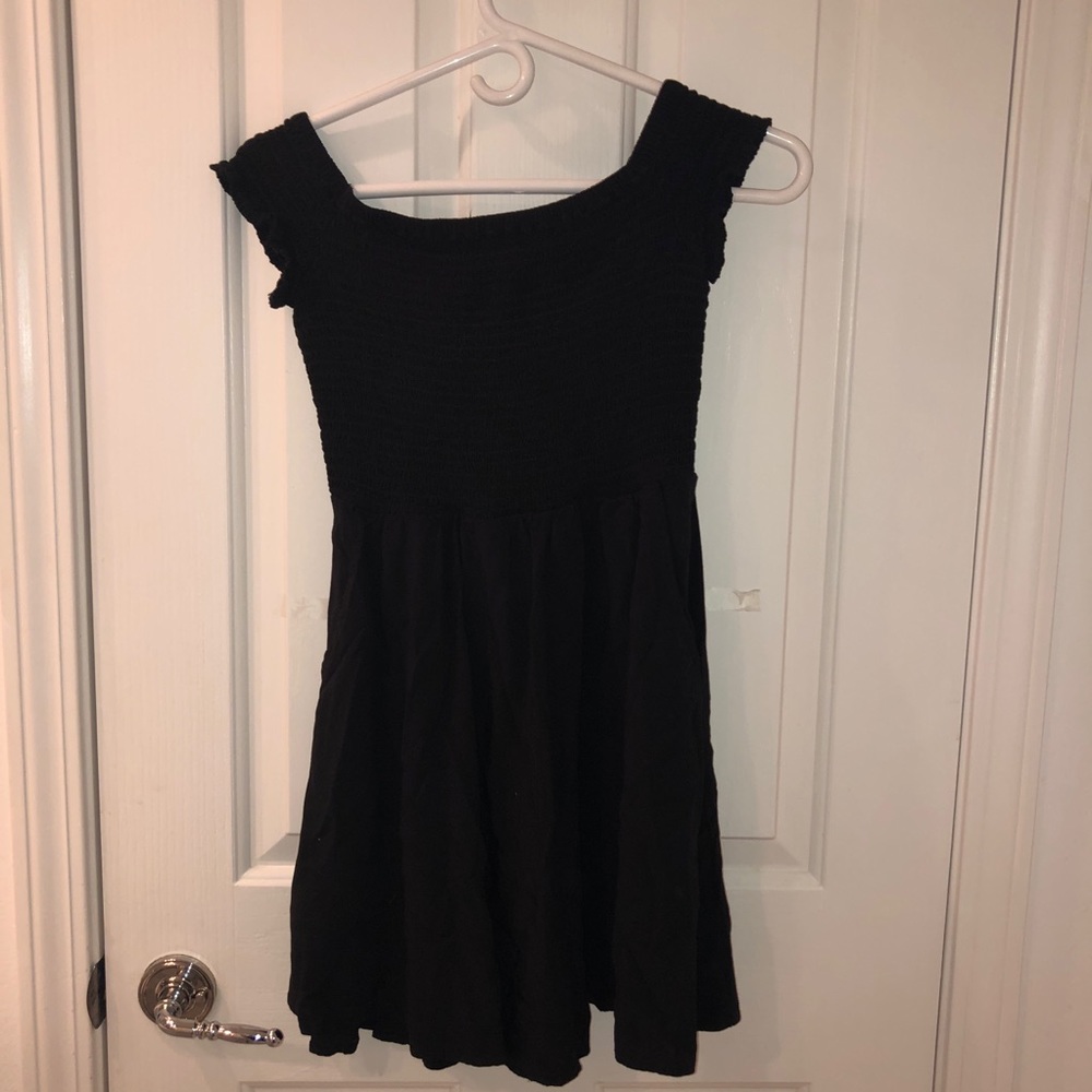 Black skater dress